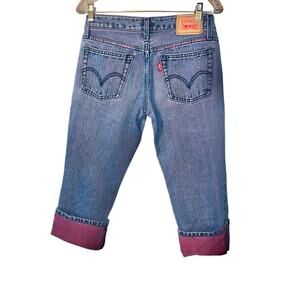 Levi’s denim cuff jeans sz 5